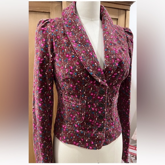 Velvet floral D&G blazer Dolce & Gabbana size 46 - Picture 10 of 11